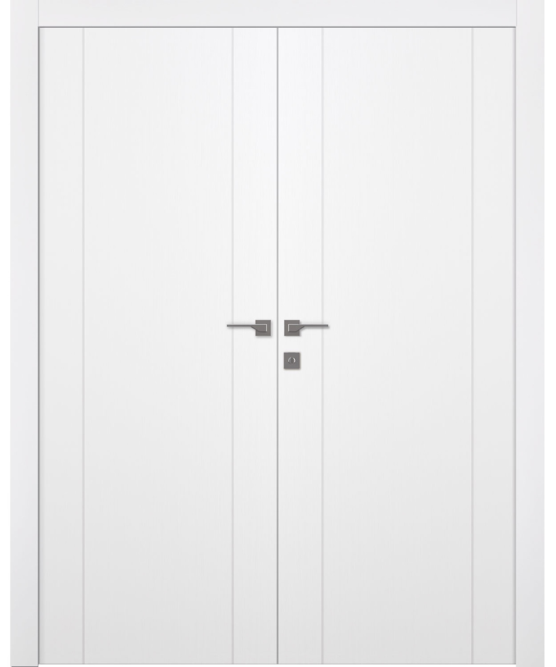 PALLADIO 2U BIANCO NOBLE DOUBLE BELLDINNI MODERN INTERIOR DOOR - 1