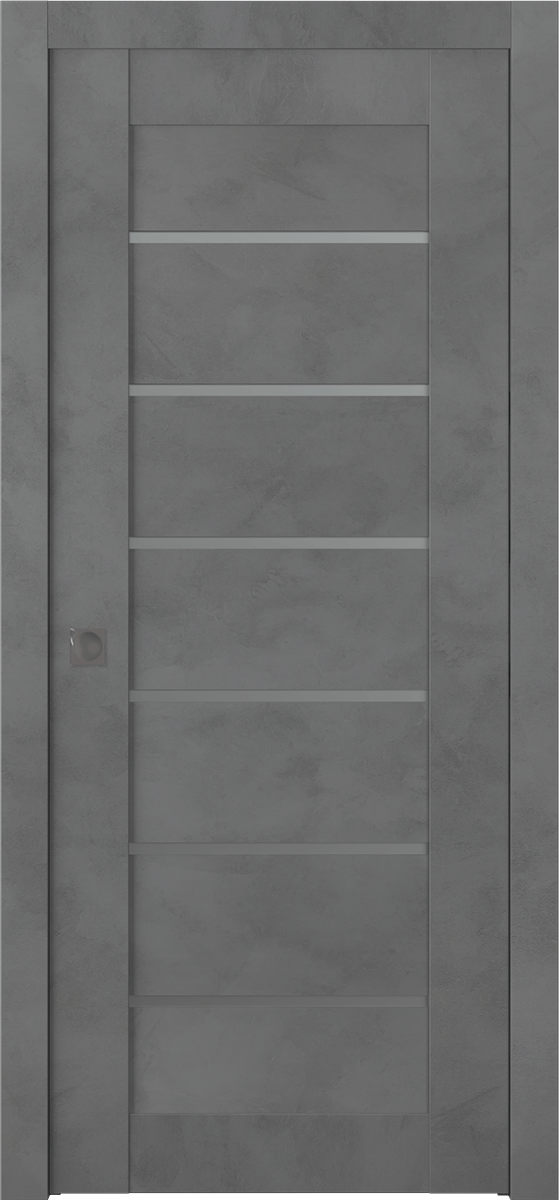 AVON 07-02 VETRO DARK URBAN POCKET BELLDINNI MODERN INTERIOR DOOR - 1