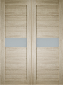 EDNA VETRO SHAMBOR DOUBLE BARN BELLDINNI MODERN INTERIOR DOOR - 2
