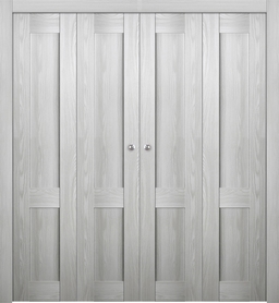 AVON 07 R RIBEIRA ASH DOUBLE BI-FOLD BELLDINNI MODERN INTERIOR DOOR - 1