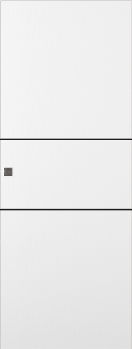 PALLADIO 2H BLACK BIANCO NOBLE MAGIC DOORS BELLDINNI MODERN INTERIOR DOOR - 1