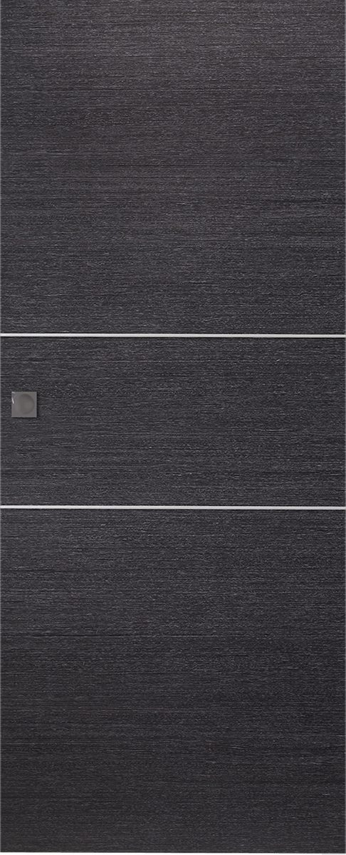 AVANTI 2H BLACK APRICOT DOUBLE MAGIC BELLDINNI MODERN INTERIOR DOOR - 1