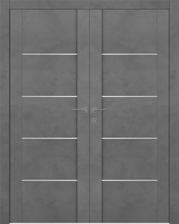 AVON 01 4H DARK URBAN DOUBLE BELLDINNI MODERN INTERIOR DOOR - 1