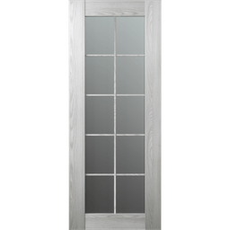 AVON 10 LITE VETRO RIBEIRA ASH BARN BELLDINNI MODERN INTERIOR DOOR - 2