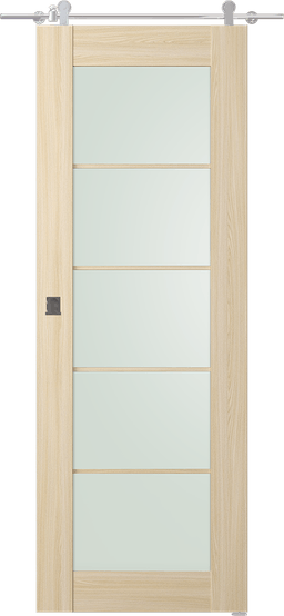 AVON 5 LITE VETRO LOIRE ASH BARN BELLDINNI MODERN INTERIOR DOOR - 1