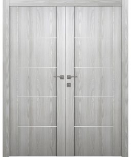 AVON 01 4H RIBEIRA ASH DOUBLE BELLDINNI MODERN INTERIOR DOOR - 1
