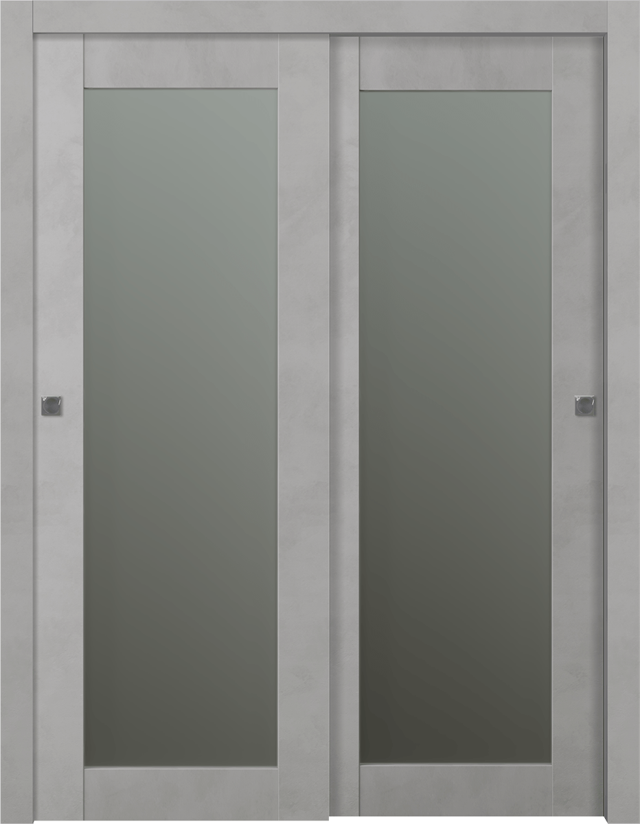 AVON 207 VETRO LIGHT URBAN BYPASS BELLDINNI MODERN INTERIOR DOOR - 1
