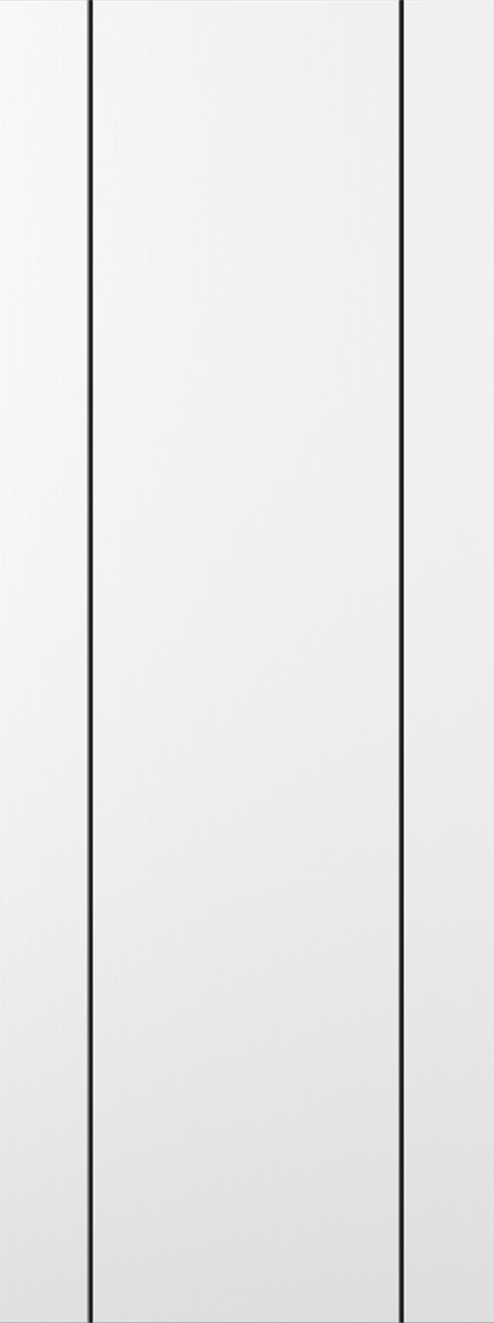 SMART PRO 2U BLACK POLAR WHITE SLAB DOORS BELLDINNI MODERN INTERIOR DOOR - 1