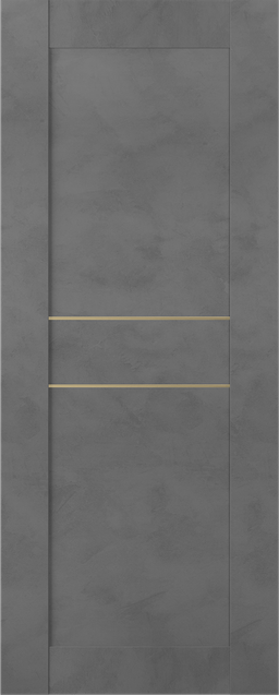 AVON 07 2HN GOLD DARK URBAN SLAB BELLDINNI MODERN INTERIOR DOOR - 1