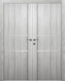 AVON 01 3H RIBEIRA ASH DOUBLE BELLDINNI MODERN INTERIOR DOOR - 1