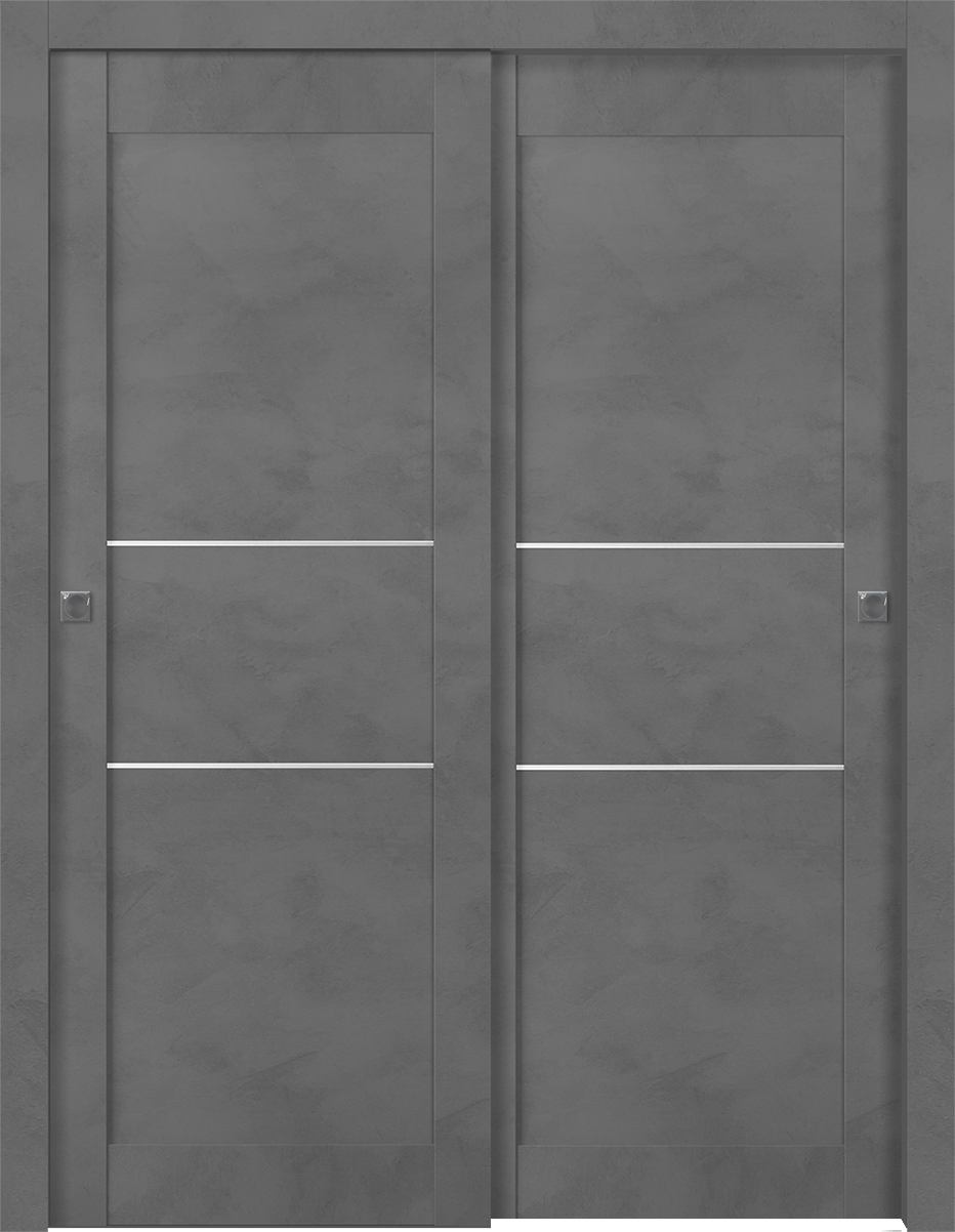 AVON 07 2H DARK URBAN BYPASS BELLDINNI MODERN INTERIOR DOOR - 1