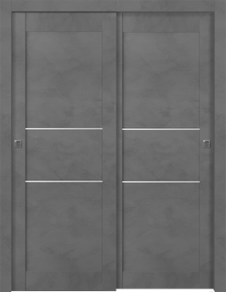 AVON 07 2H DARK URBAN BYPASS BELLDINNI MODERN INTERIOR DOOR - 1