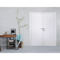 PALLADIO BIANCO NOBLE DOUBLE DOORS BELLDINNI MODERN INTERIOR DOOR - 2