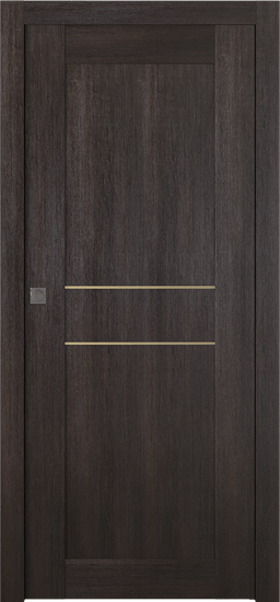 AVON 07 2HN GOLD VERALINGA OAK POCKET BELLDINNI MODERN INTERIOR DOOR - 1