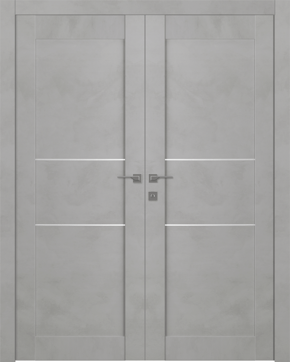 AVON 07 2H LIGHT URBAN DOUBLE BELLDINNI MODERN INTERIOR DOOR - 1