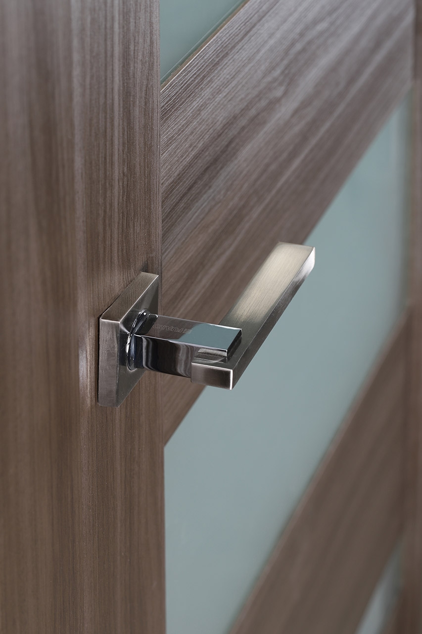 LETI VETRO GRAY OAK BYPASS BELLDINNI MODERN INTERIOR DOOR - 7