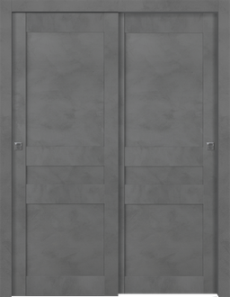 AVON 07 2R DARK URBAN BYPASS DOORS BELLDINNI MODERN INTERIOR DOOR - 1
