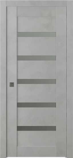 AVON 07-04 VETRO LIGHT URBAN POCKET BELLDINNI MODERN INTERIOR DOOR - 1
