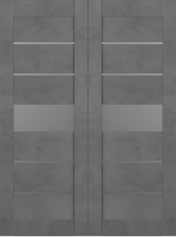 AVON 07-06 VETRO DARK URBAN DOUBLE BELLDINNI MODERN INTERIOR DOOR - 2