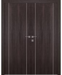 OPTIMA 2U VERALINGA OAK DOUBLE POCKET DOORS BELLDINNI MODERN INTERIOR DOOR - 1