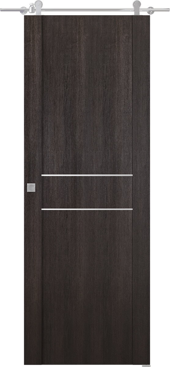 AVON 01 2HN VERALINGA OAK DOUBLE BARN BELLDINNI MODERN INTERIOR DOOR - 1