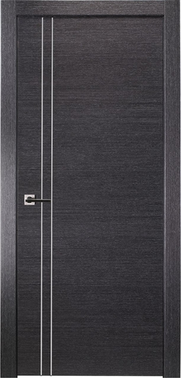 AVANTI 2V BLACK APRICOT SWING BELLDINNI MODERN INTERIOR DOOR - 1
