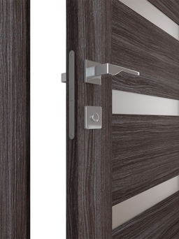 RITA VETRO GRAY OAK SWING BELLDINNI MODERN INTERIOR DOOR - 2