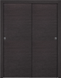 AVANTI BLACK APRICOT BYPASS BELLDINNI MODERN INTERIOR DOOR - 1
