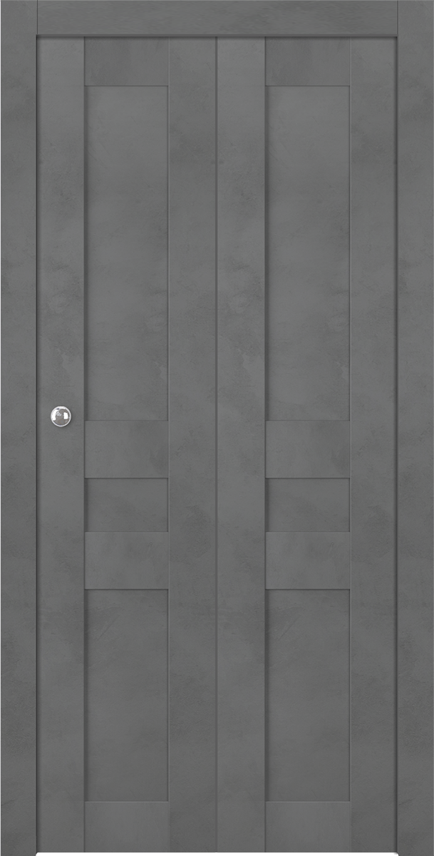AVON 07 2R DARK URBAN BI-FOLD BELLDINNI MODERN INTERIOR DOOR - 1