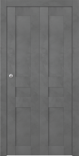 AVON 07 2R DARK URBAN BI-FOLD BELLDINNI MODERN INTERIOR DOOR - 1