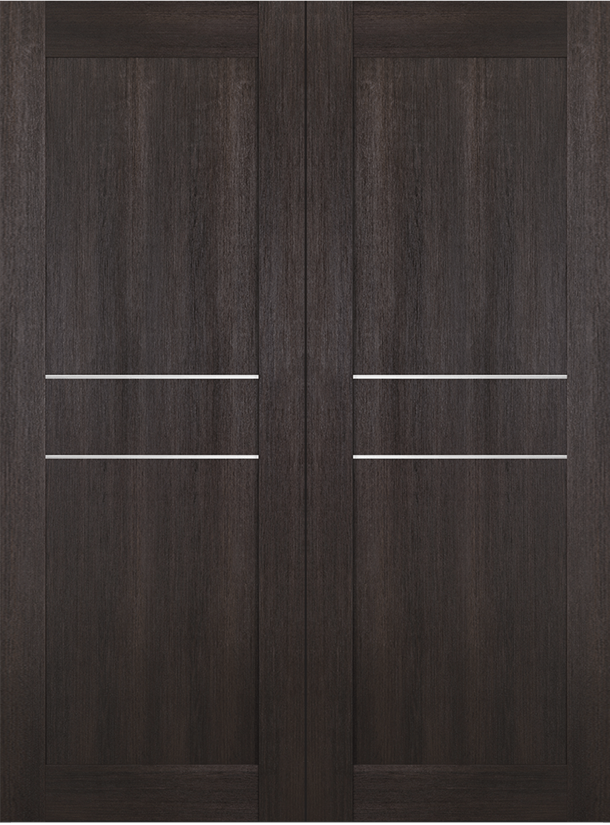 AVON 07 2HN VERALINGA OAK DOUBLE BARN BELLDINNI MODERN INTERIOR DOOR - 2