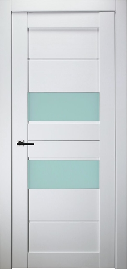 DESSA VETRO BIANCO NOBLE SWING BELLDINNI MODERN INTERIOR DOOR - 1