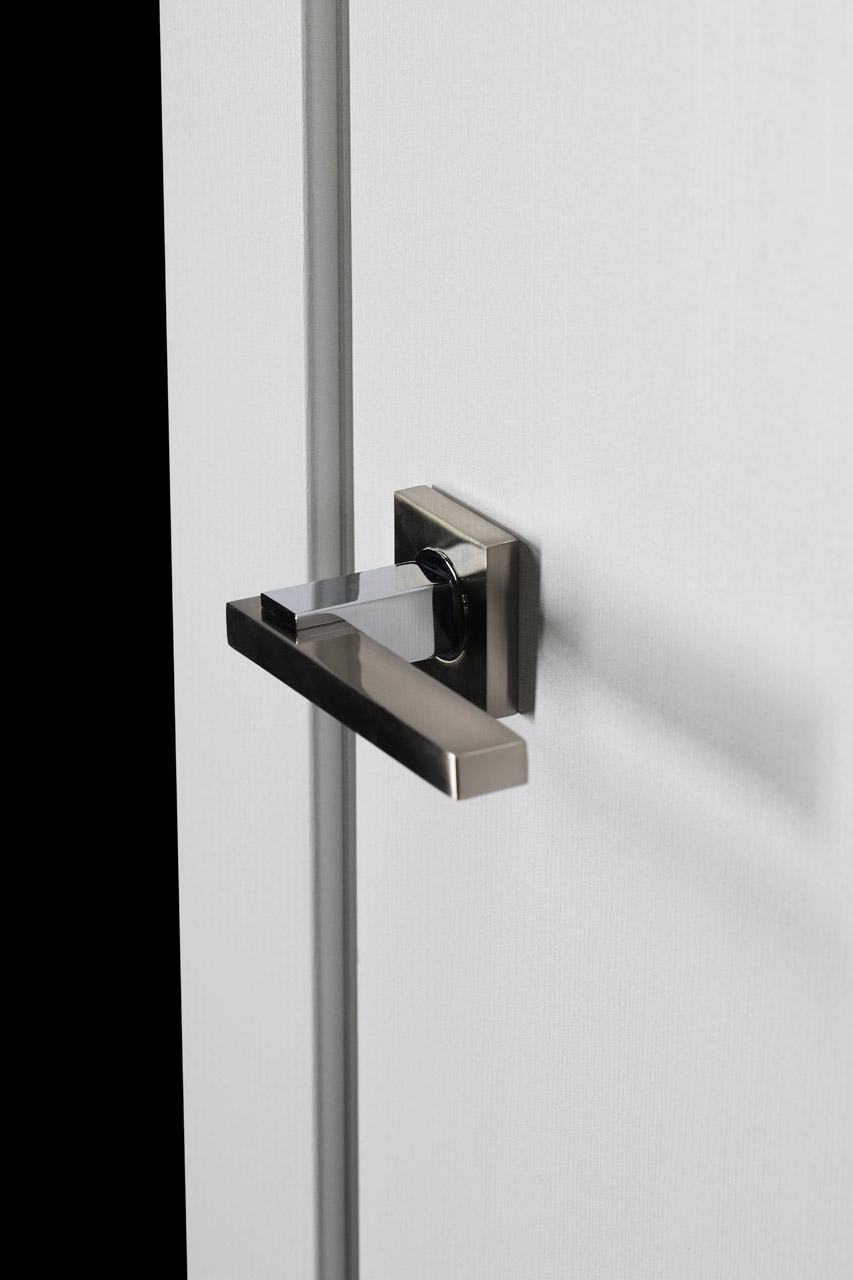 PALLADIO 4H BLACK BIANCO NOBLE DOUBLE POCKET DOORS BELLDINNI MODERN INTERIOR DOOR - 4