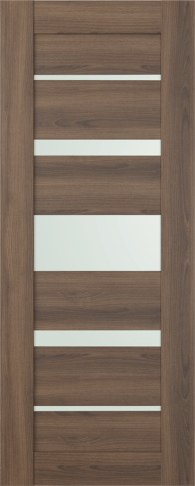 AVON 07-03 VETRO PECAN NUTWOOD BYPASS DOORS BELLDINNI MODERN INTERIOR DOOR - 3