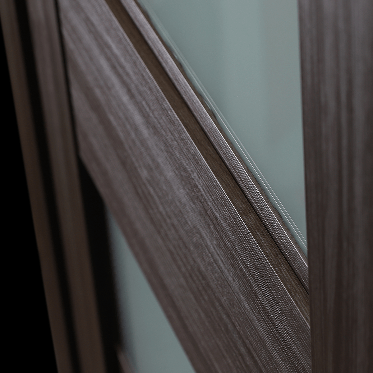 DESSA VETRO GRAY OAK DOUBLE BARN BELLDINNI MODERN INTERIOR DOOR - 3