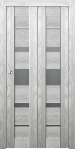 AVON 07-03 VETRO RIBEIRA ASH BI-FOLD BELLDINNI MODERN INTERIOR DOOR - 1