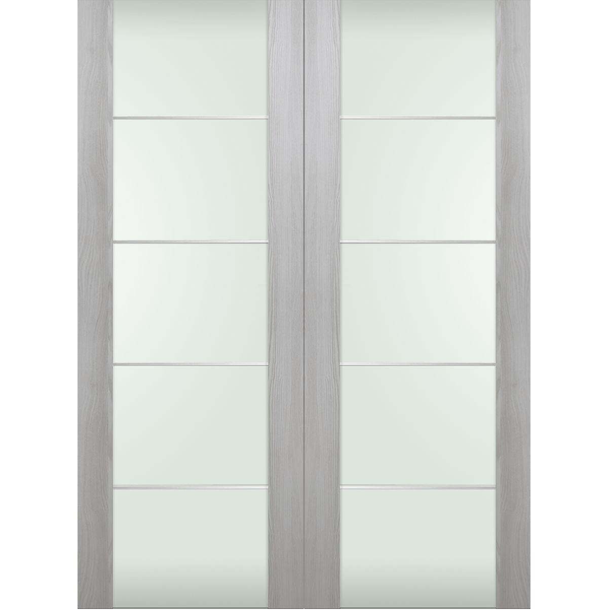 AVON 202 4H VETRO RIBEIRA ASH DOUBLE BELLDINNI MODERN INTERIOR DOOR - 2