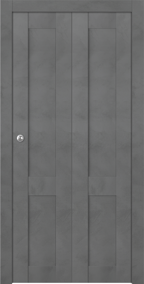 AVON 07 R DARK URBAN BI-FOLD BELLDINNI MODERN INTERIOR DOOR - 1