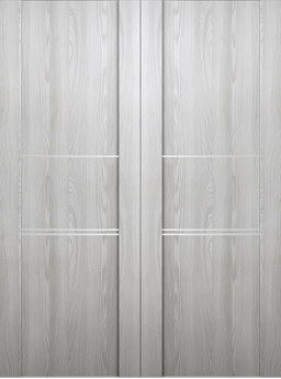 AVON 01 3H RIBEIRA ASH DOUBLE BARN BELLDINNI MODERN INTERIOR DOOR - 2