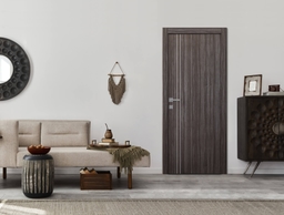 PALLADIO 2V GRAY OAK DOUBLE POCKET BELLDINNI MODERN INTERIOR DOOR - 4