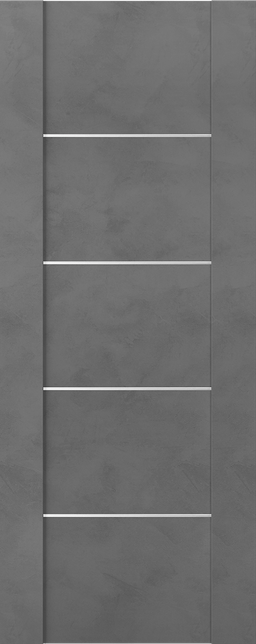 AVON 01 4H DARK URBAN SLAB BELLDINNI MODERN INTERIOR DOOR - 1