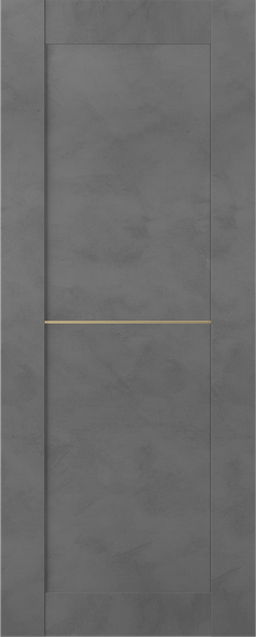 AVON 07 1H GOLD DARK URBAN SLAB BELLDINNI MODERN INTERIOR DOOR - 1