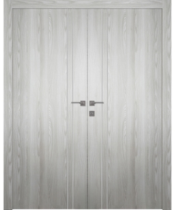 OPTIMA 2V RIBEIRA ASH DOUBLE BELLDINNI MODERN INTERIOR DOOR - 1