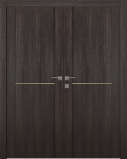 AVON 01 1H GOLD VERALINGA OAK DOUBLE BELLDINNI MODERN INTERIOR DOOR - 1