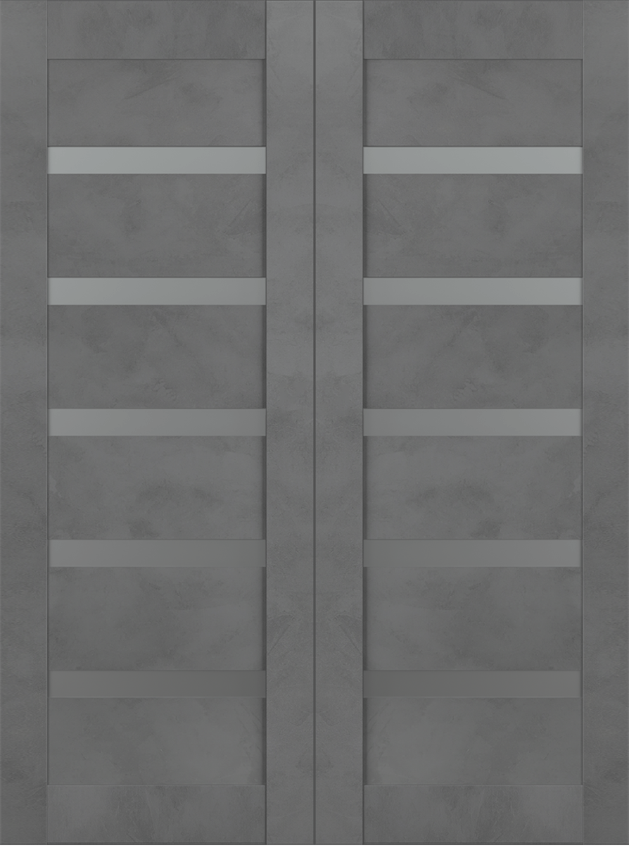 AVON 07-04 VETRO DARK URBAN DOUBLE BELLDINNI MODERN INTERIOR DOOR - 2