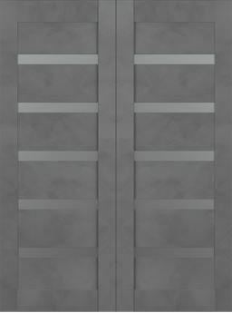 AVON 07-04 VETRO DARK URBAN DOUBLE BELLDINNI MODERN INTERIOR DOOR - 2