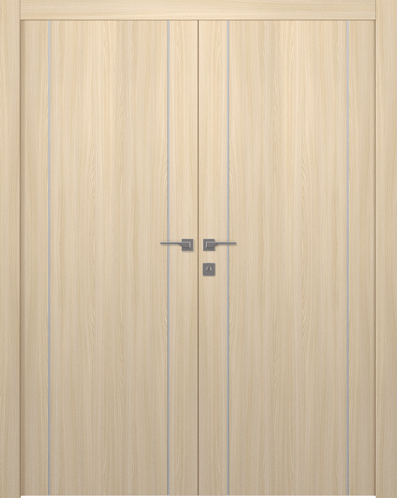 OPTIMA 2U LOIRE ASH DOUBLE DOORS BELLDINNI MODERN INTERIOR DOOR - 1