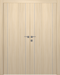 OPTIMA 2U LOIRE ASH DOUBLE DOORS BELLDINNI MODERN INTERIOR DOOR - 1