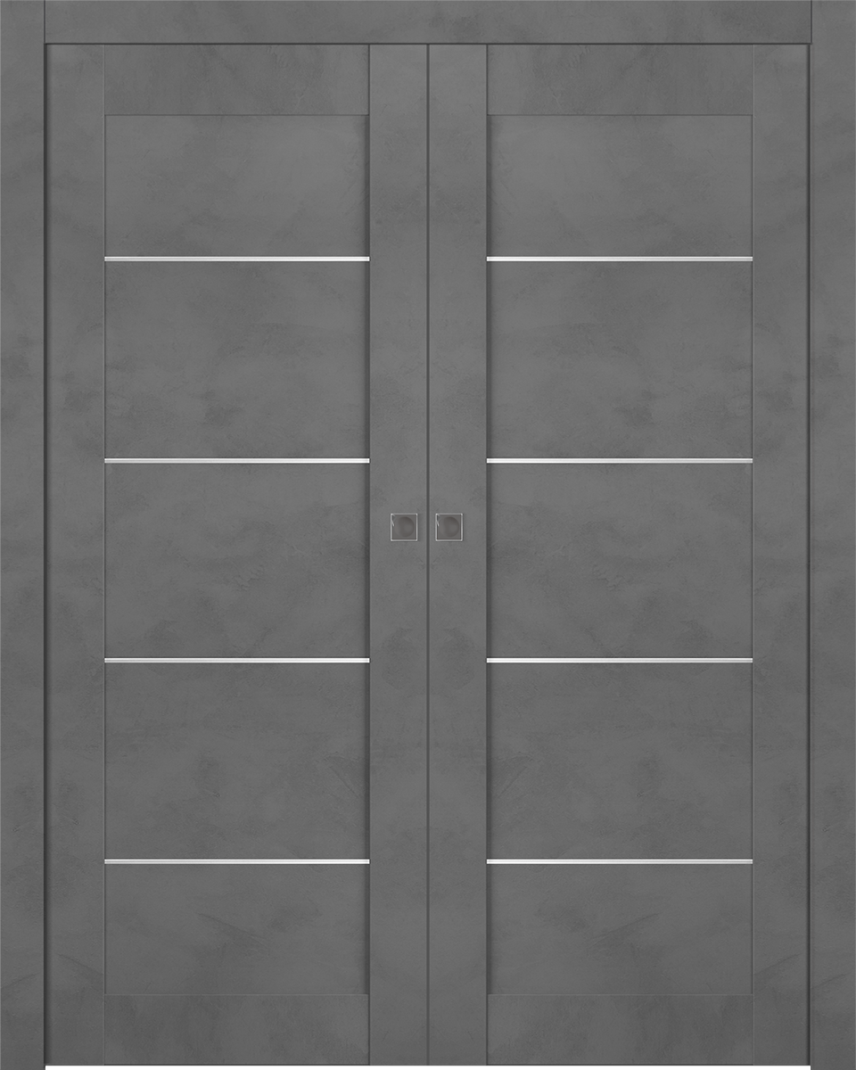 AVON 07 4H DARK URBAN DOUBLE POCKET BELLDINNI MODERN INTERIOR DOOR - 1