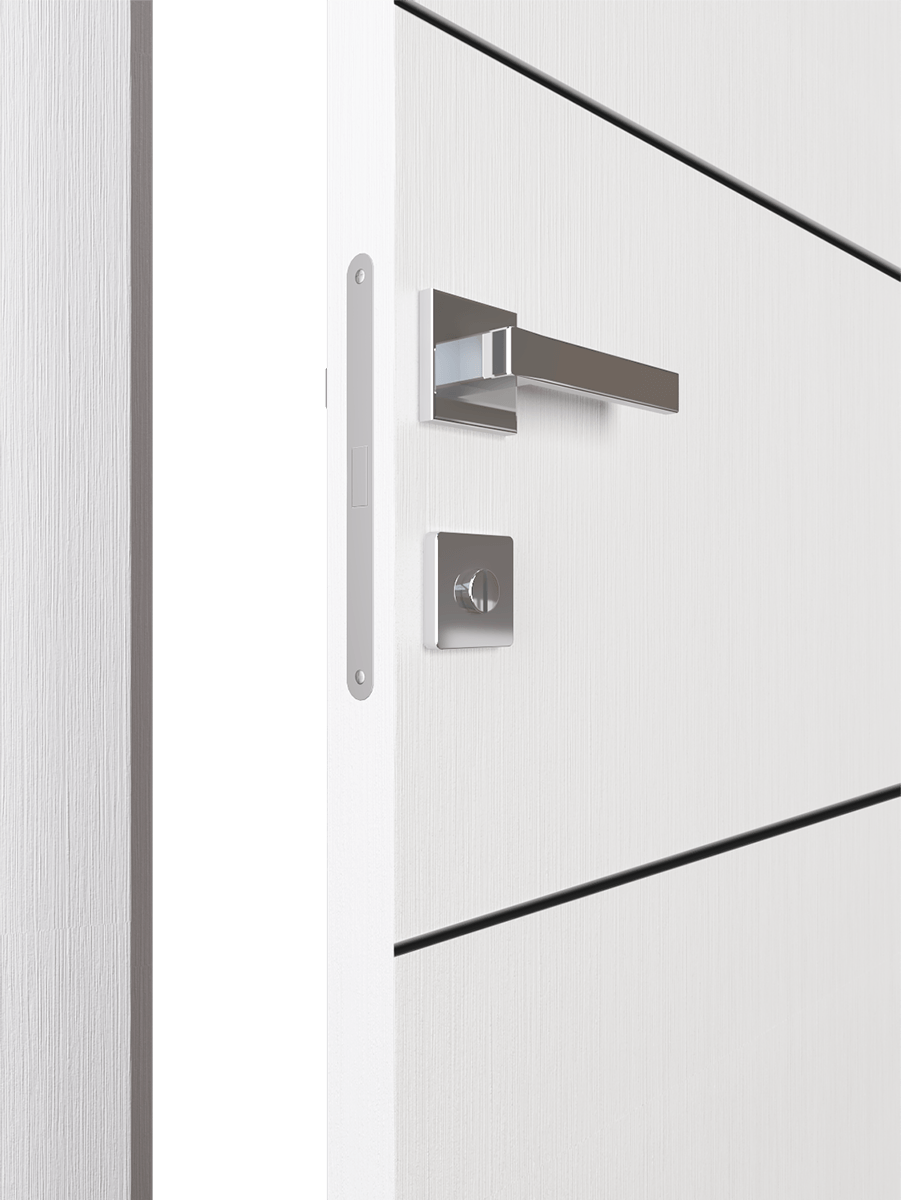 PALLADIO 2U BLACK BIANCO NOBLE MAGIC DOORS BELLDINNI MODERN INTERIOR DOOR - 2